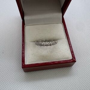 14 K genuine diamond ring
